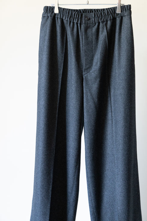 【SHEIK YERBOUTI】"SUPER120'S WOOL FRANNEL EASY TROUSERS"